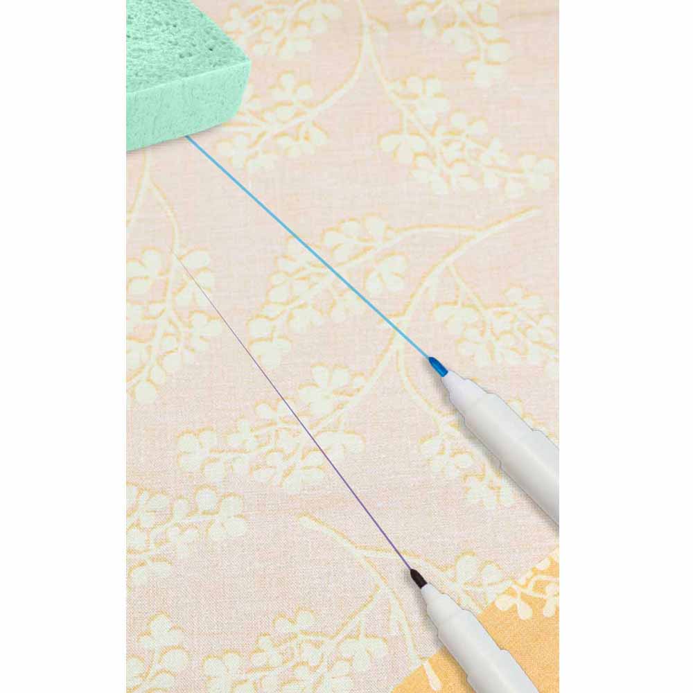 UNIQUE SEWING 2-in-1 Dual-Tip Wash-out/Air Erasable Marking Pen