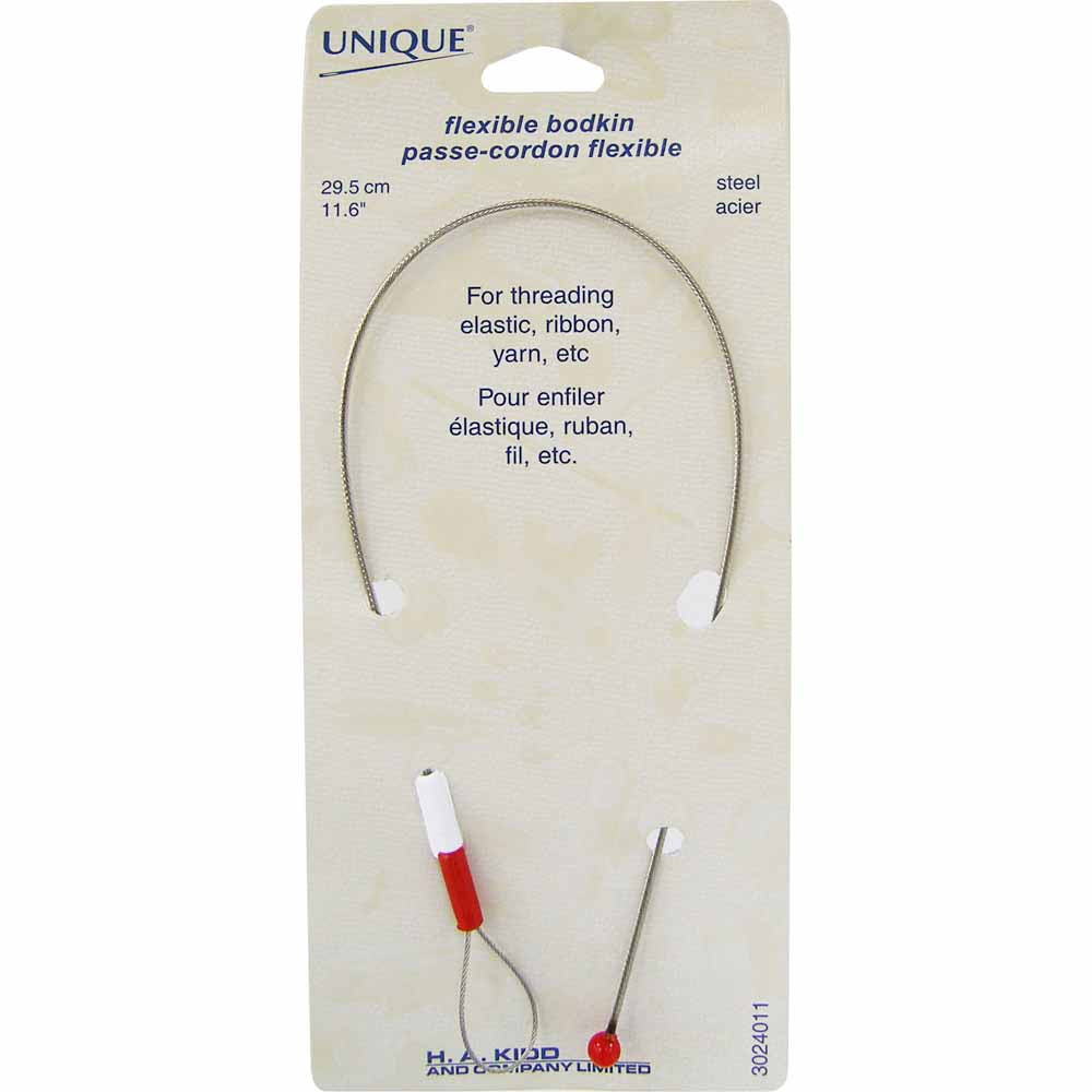 Jasol Bodkin Sewing Tool for Nada Dori Elastic Insider Pony Flexible Bodkin  29.5 Cm Pack of 1 (Silver) : : Home & Kitchen