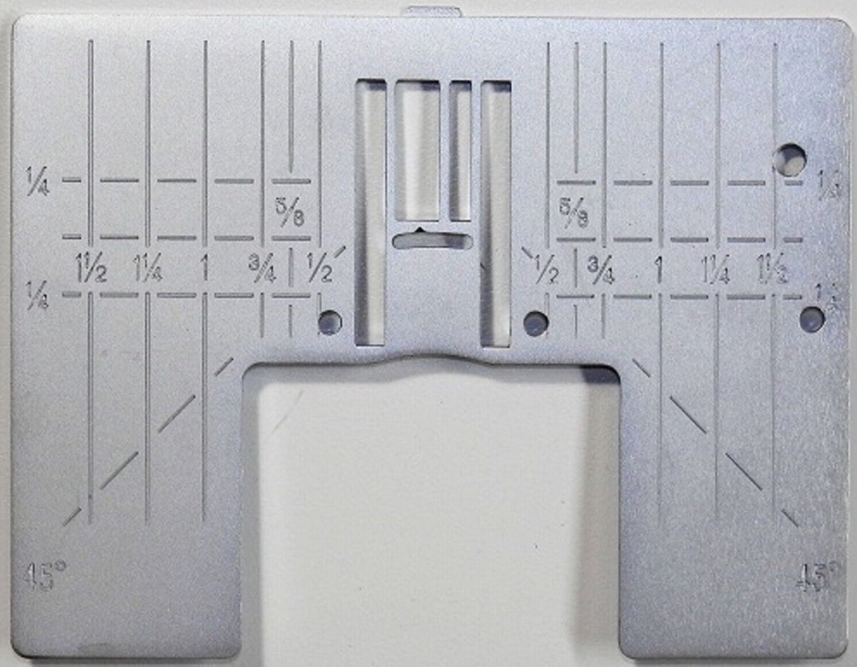 Husqvarna Viking Standard Zigzag Plate with Inch Markings A Sewing
