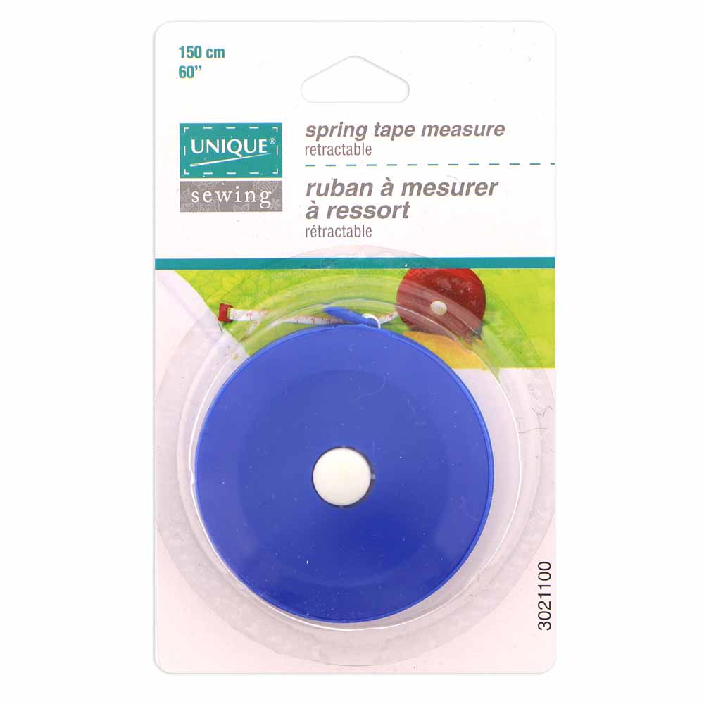 Retractable Tape Measure: Pink/navy Blue. Sewing and Crafts. 150