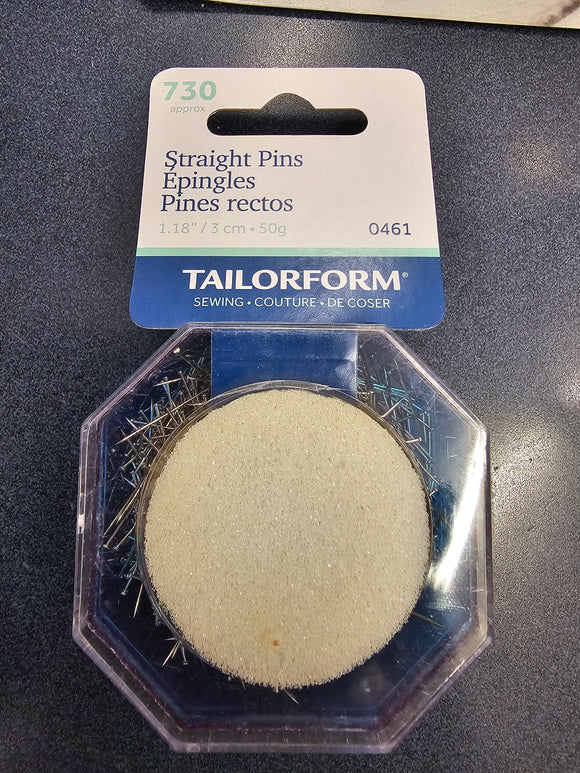 Tailorform Straight Pins