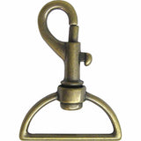 UNIQUE SEWING Swivel Hook - 25mm (1″) - Silver or Gold or Antique Gold