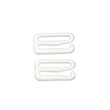 UNIQUE SEWING Lingerie/Swimsuit Bra Hooks White - 19mm (3⁄4″) - 2pcs