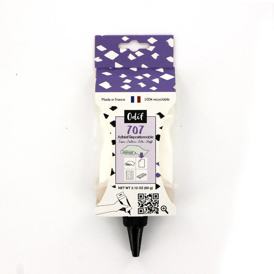 ODIF 707 Repositionable Fabric Adhesive - Pouch Format 60g