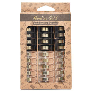 HEMLINE GOLD Quilters Clips (Pack of 30)