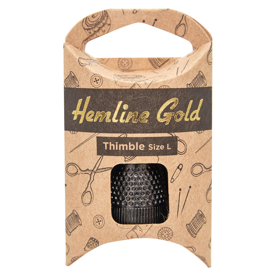 HEMLINE GOLD  Thimble in Large or Medium