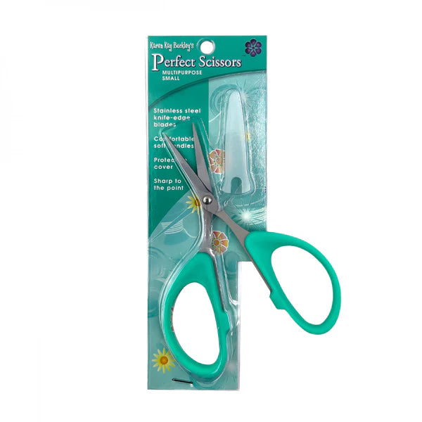 Perfect Scissors Teal 4-3/16" Small Multipurpose Scissor by Karen Kay Buckley