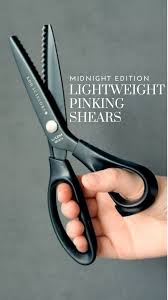 LDH Lightweight Pinking Shears - 9" Midnight Coating