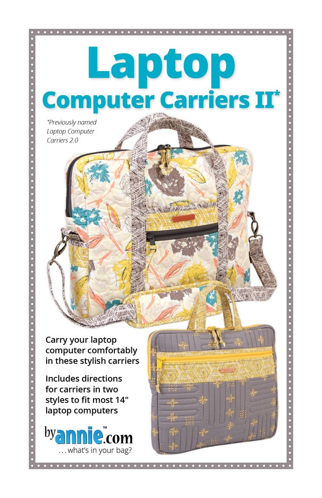 Laptop Computer Carriers II BY Annie Pattern