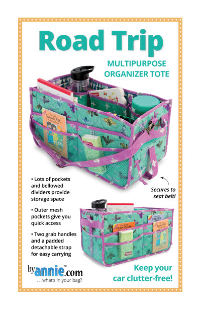 Road trip by Annie multipurpose Organizer Tote Pattern