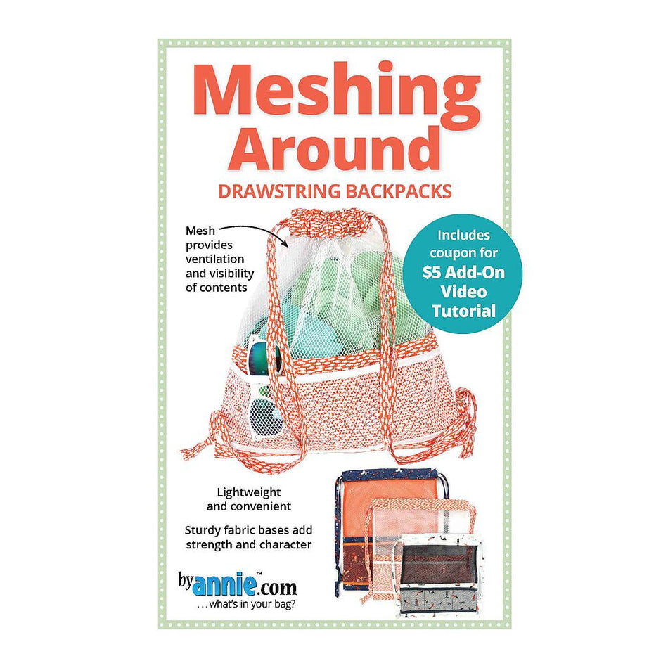 Meshing around organizer and carrier by Annie Pattern