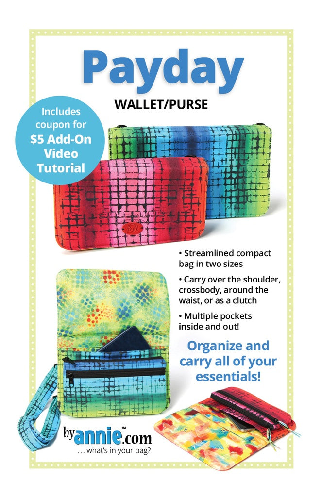 Payday wallet/purse by annie pattern