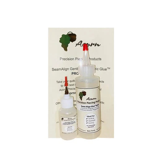 SeamAlign Gentle Hold Fabric Glue - Pro Pack by Acorn Precision Piecing Products