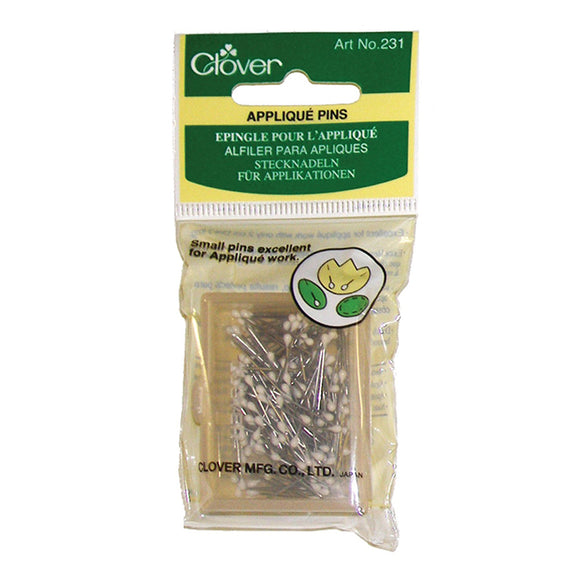 CLOVER 231 - Appliqué Pins - 20mm (3⁄4″)