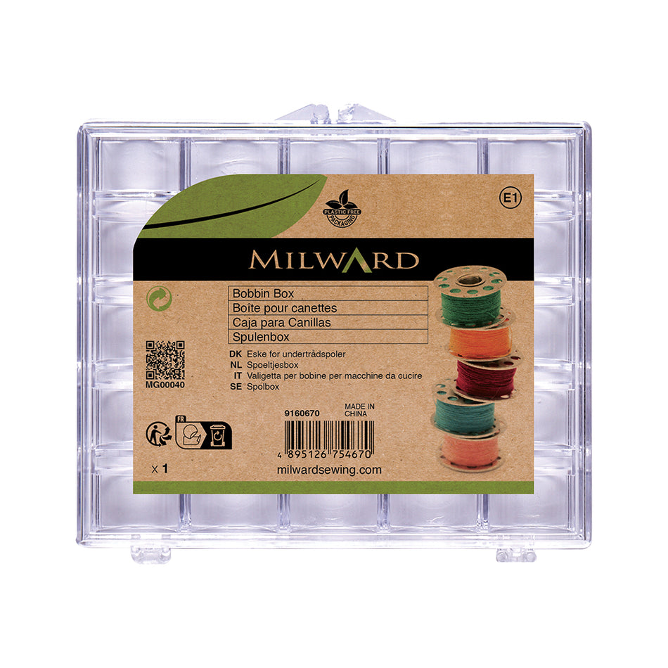 MILWARD GREEN Bobbin Box, 25-Cavity