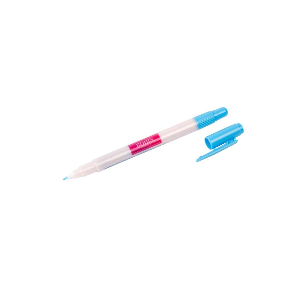 Bohin double point water erasable pen in blue
