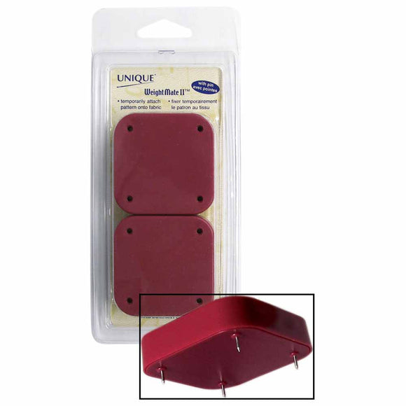 UNIQUE SEWING Weight Mate II with Pins or without - 2pcs