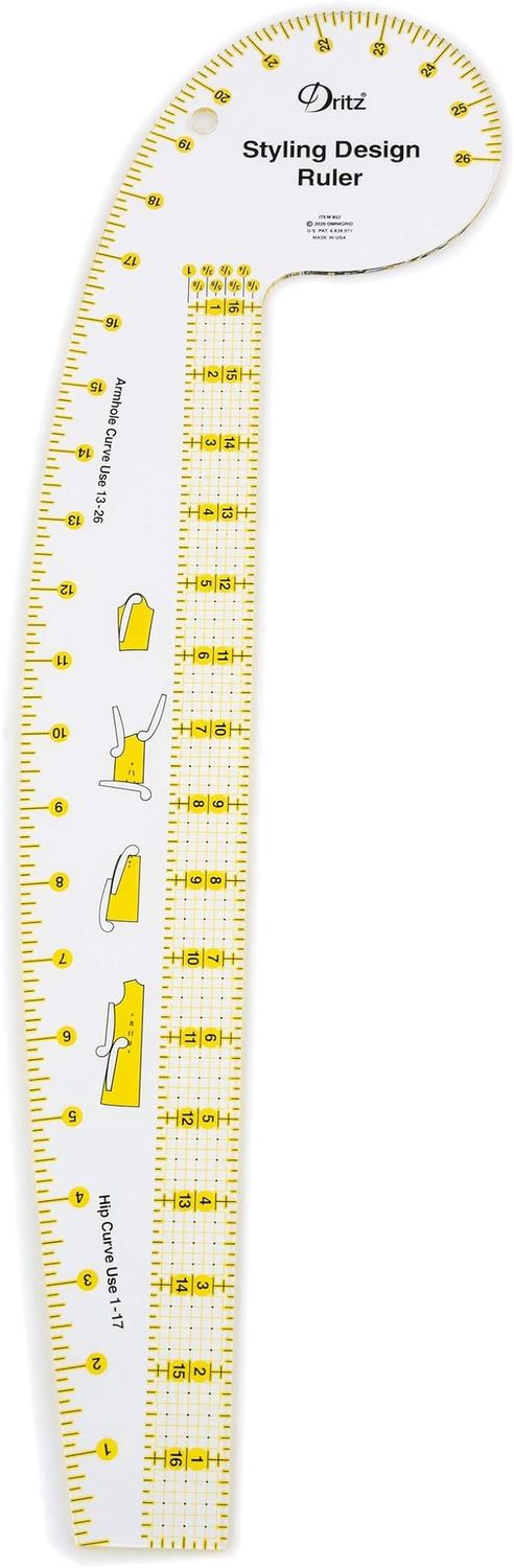 Dritz Styling Design Ruler
