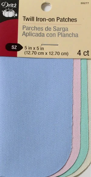 Patches - Pastel Colours - Lt. Blue, Lt. Pink, Aqua, And Cream