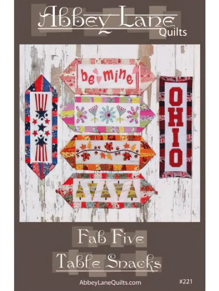 Fab Five Table Snacks by Abbey Lane Quilts Pattern