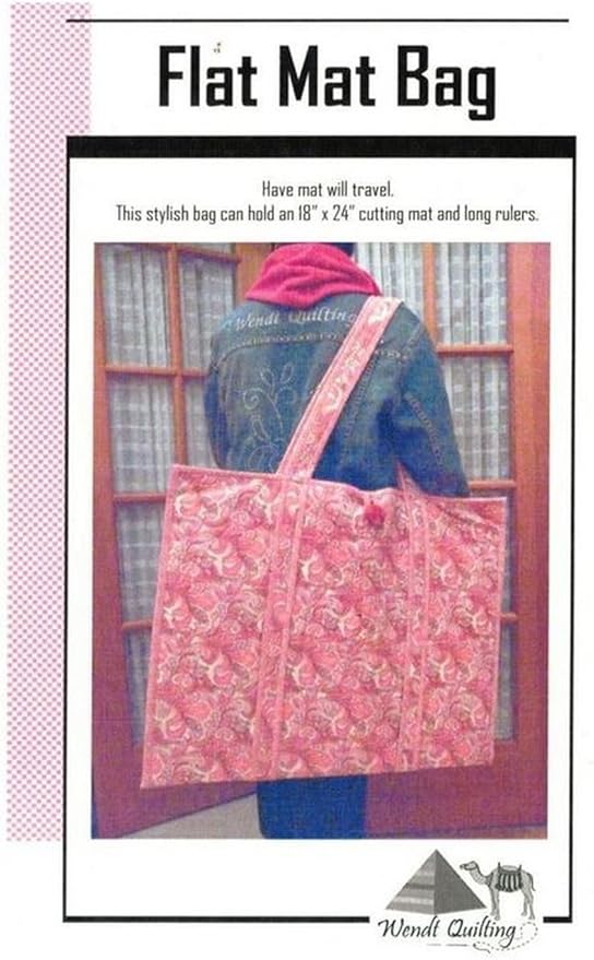 Flat Mat Bag Pattern by Wendt Quilting