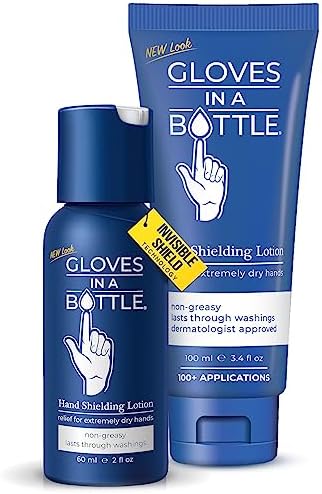 Gloves In A Bottle – Hand Shielding Lotion for Dry Skin, 2 sizes