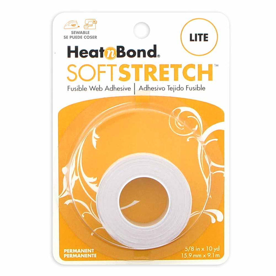 HEATNBOND Soft StretchTM Lite Iron-On Adhesive - 16mm x 9.1m Tape