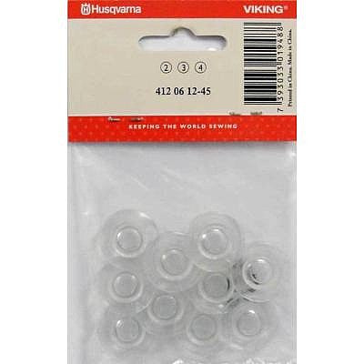 Husqvarna Viking Drop in Bobbins 10 pack for groups 2,3, 4