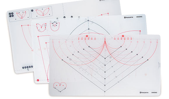 Husqvarna Viking Circular Attachment Templates
