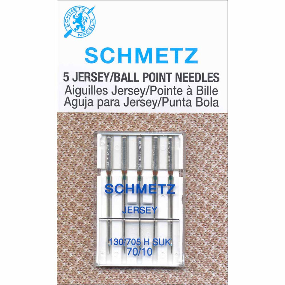 SCHMETZ  Ball Point Needles Carded  or Chrome Needles - 5 count - Assorted Sizes