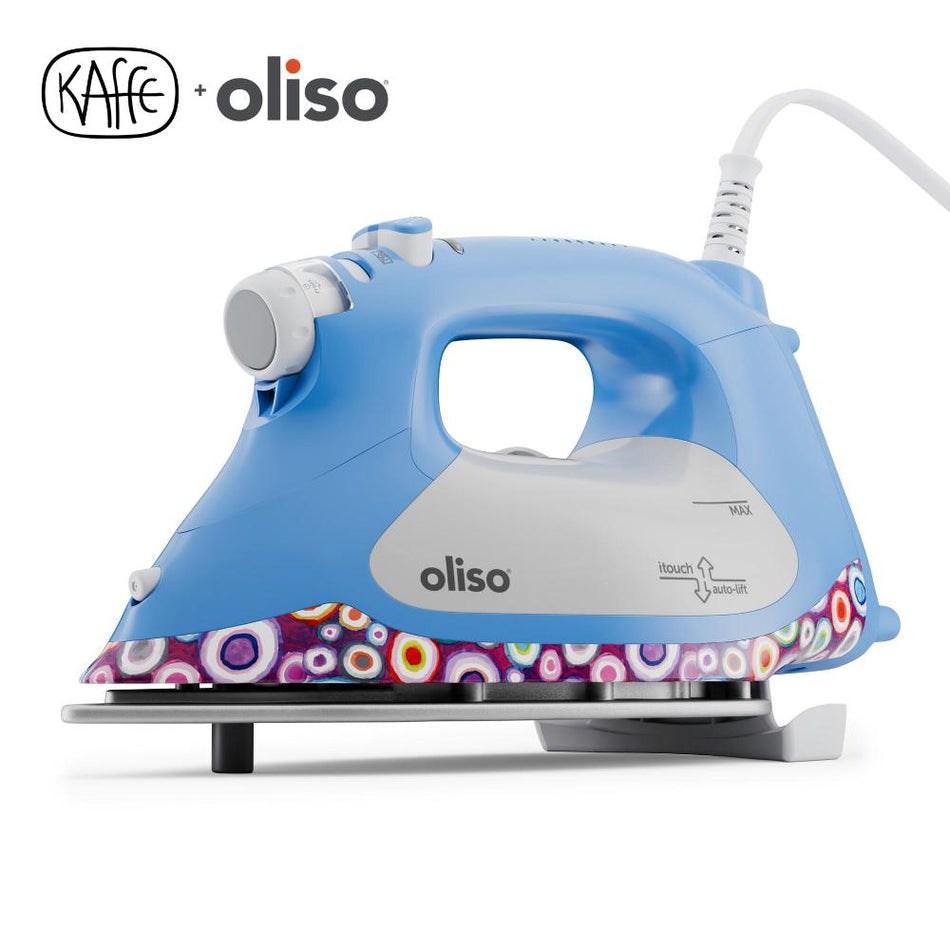 OLISO PROTM TG1600 Pro Plus Smart Iron - Kaffe Fassett