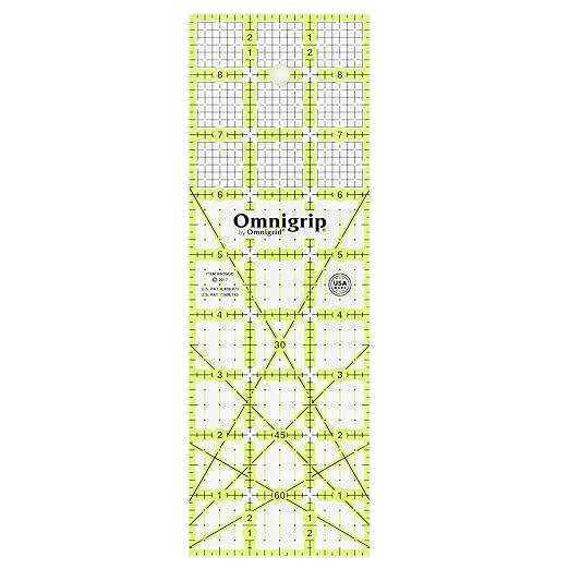 Omnigrip Ruler, 3" X 9"