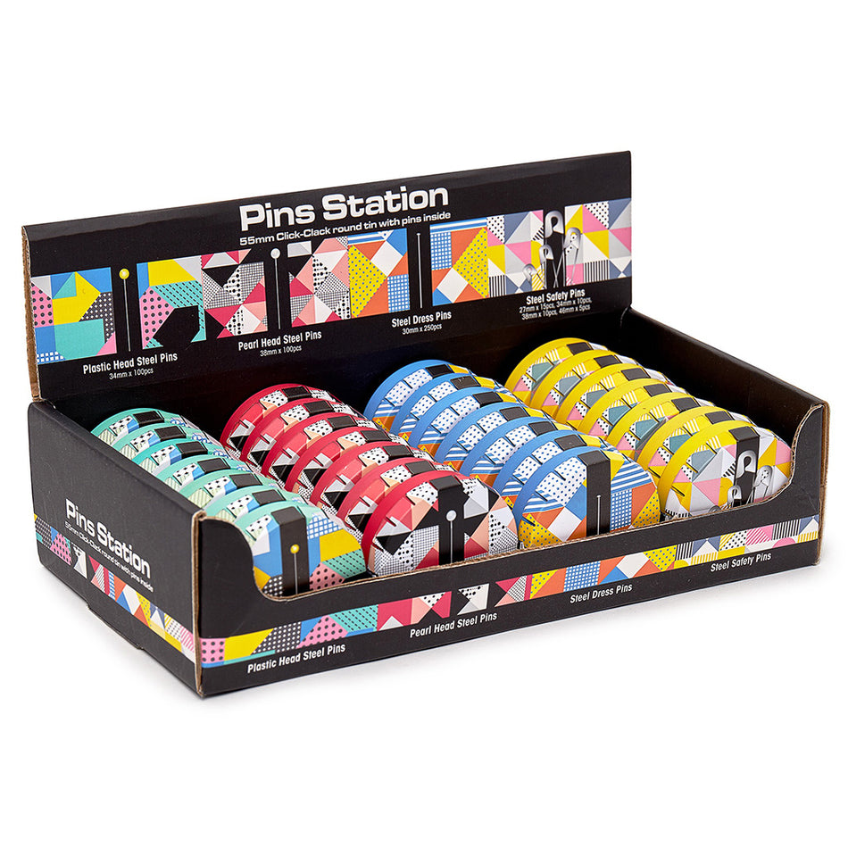 SEW  TASTY Pin Tins Station