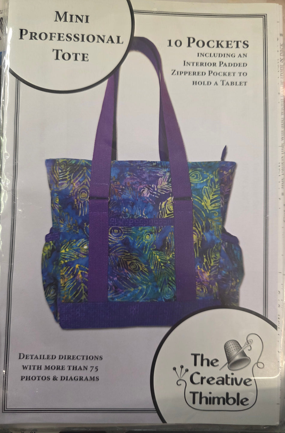 Mini Professional Tote by the Creative Thimble Pattern