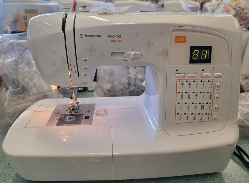 Husqvarna Viking H Class 100Q Sewing Machine Used
