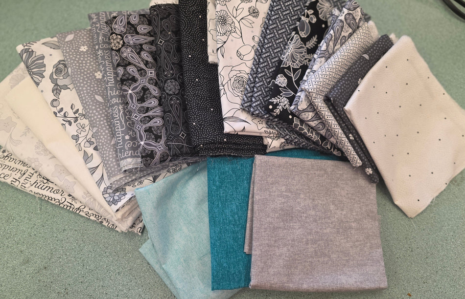 Bloom and grow Fabric by Bernartex for Bernina Serger Quilt
