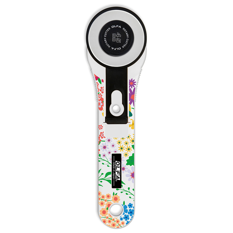 OLFA RTY-2/GP5 - fLOWER Printed Handle Rotary Cutter 45mm