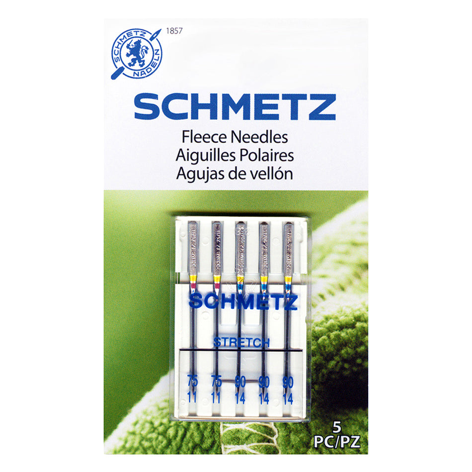 SCHMETZ  Fleece Needles Pack Carded - Assorted - 5 count