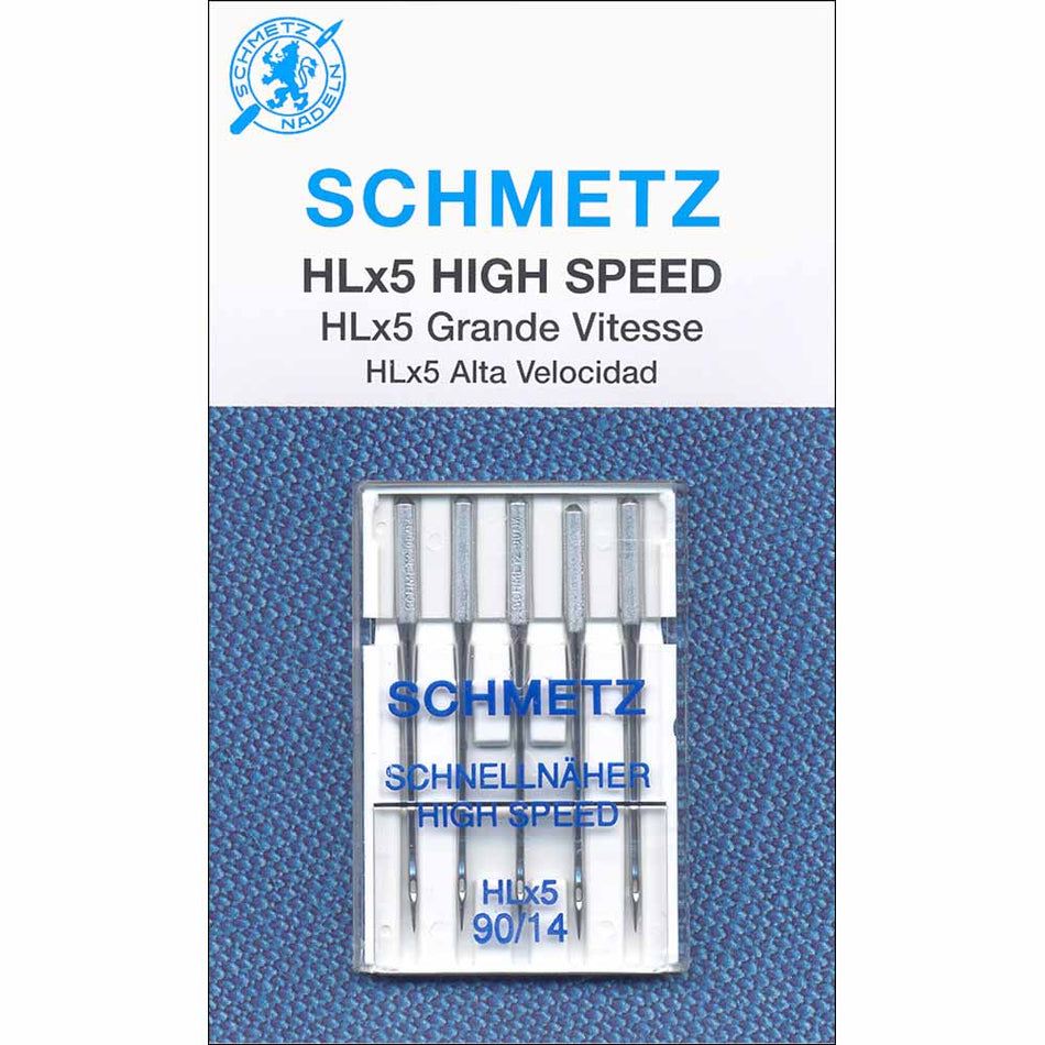 SCHMETZ  HL x 5 Quilters' Machine Needles Carded - 75/11 or 90/14 - 5 count