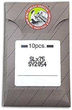 10 Organ SLX75 SERGER OVERLOCK 2054 16X75 Singer 14U Sewing Needle Sharps