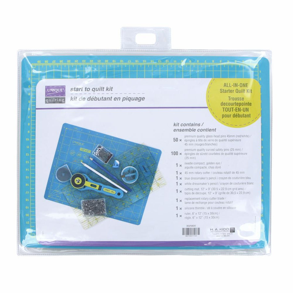 UNIQUE QUILTING Start to Quilt Kit - 10pcs