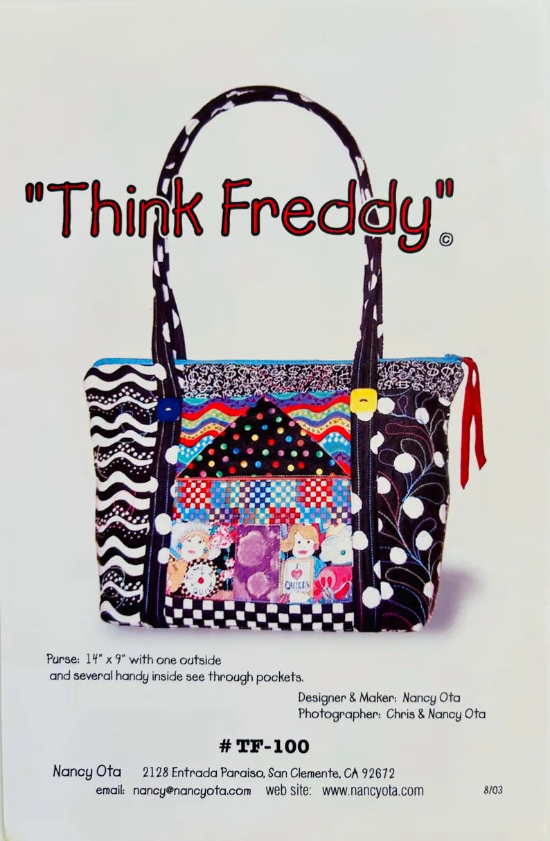 Think Freddy Purse Pattern by Nancy Ota