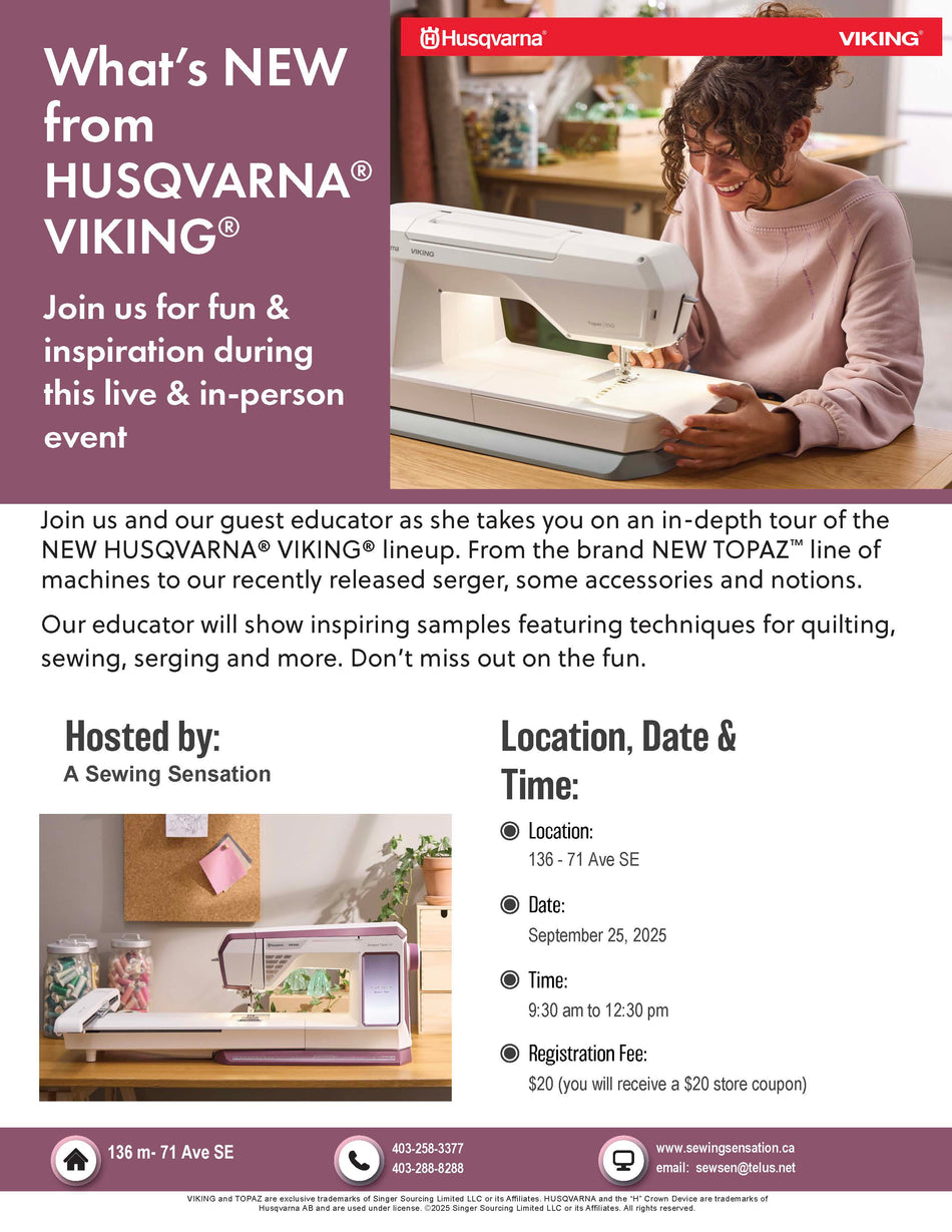 Husqvarna Viking Classes