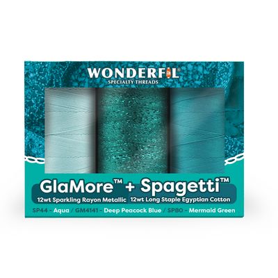 Bernina Serger Pack Wonderfil thread for Bloom and Grow Quilt Pattern