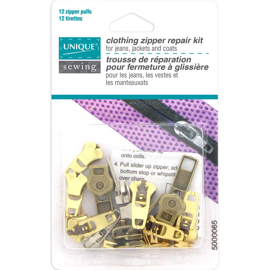 UNIQUE SEWING Zipper Repair Kit