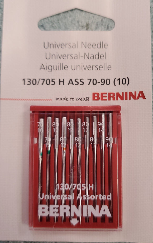 Bernina Universal needles 10 pack Assorted Sizes