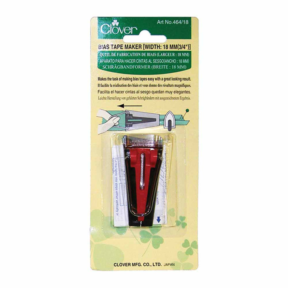 CLOVER 464/18 - Bias Tape Maker - 18mm (3/4")