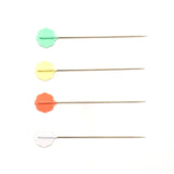 Clover Flower Head Pins in different sizes