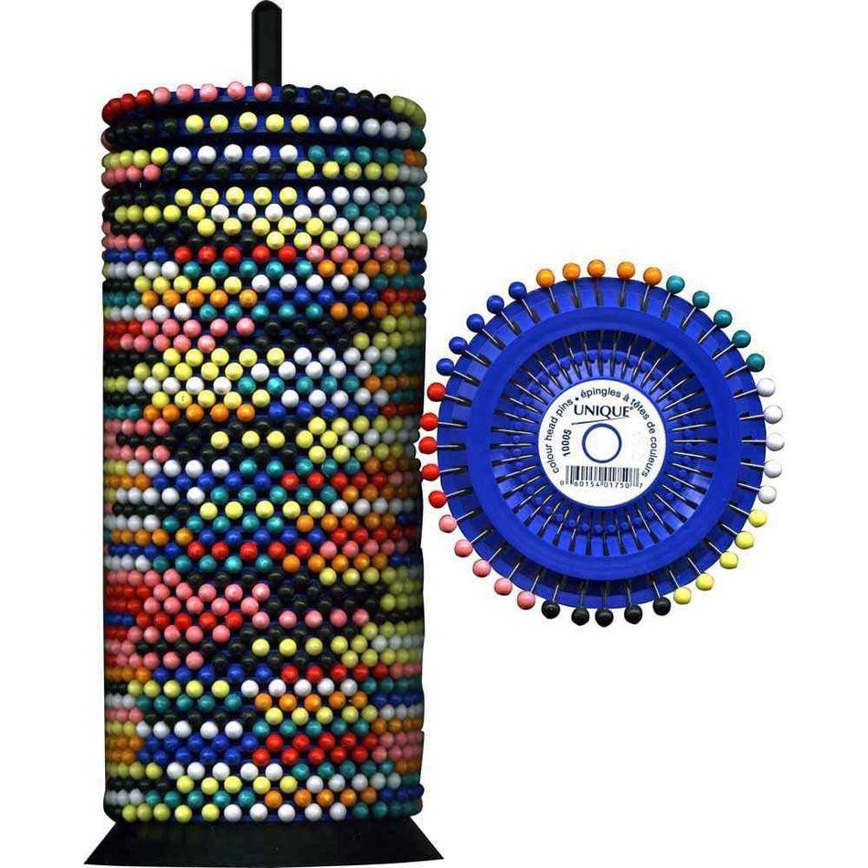 UNIQUE SEWING Plastic Head Pins