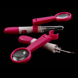 SEW EASY LED Seam Rippers with Magnifier in 3 Colours